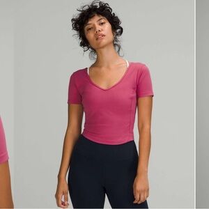 lululemon Align Tee in Lychee